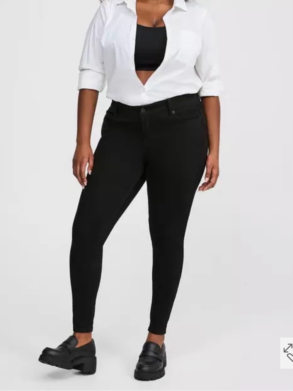 torrid Black Bombshell Skinny High-Rise Jeans